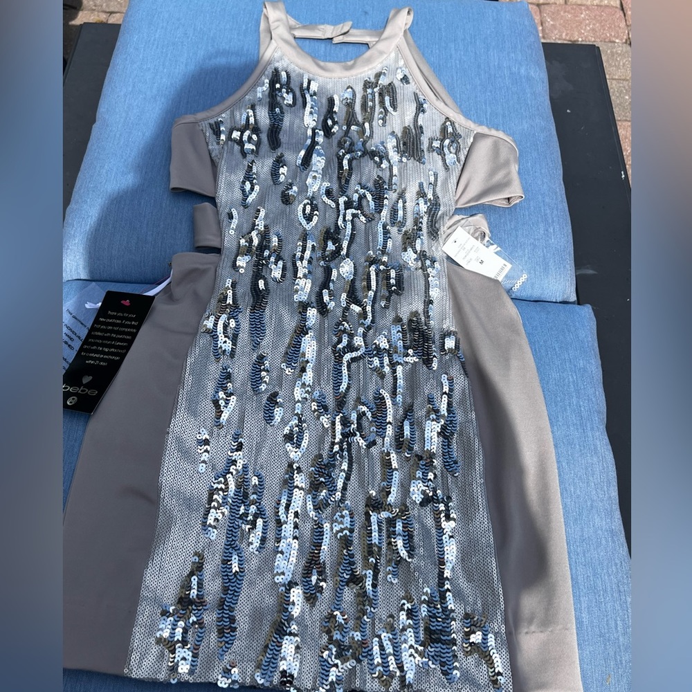Bebe Sequin Dress - Size Medium